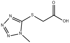 (1-METHYL-1 H-TETRAZOL-5-YLSULFANYL)-ACETIC ACID Struktur