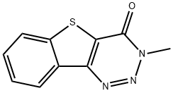 3-Methyl[1]benzothieno[3,2-d]-1,2,3-triazin-4(3H)-one Struktur