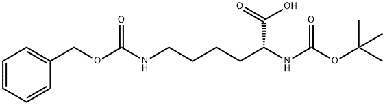 BOC-D-LYS(Z)-OH Struktur