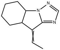 9-Ethylidene-4a,5,7,8,8a,9-hexahydro-6H-[1,2,4]triazolo[1,5-a]indole Struktur