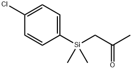 (p-Chlorophenyl)-acetonyl-dimethylsilane Struktur