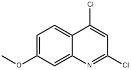 2,4-DICHLORO-7-METHOXY QUINOLINE Struktur