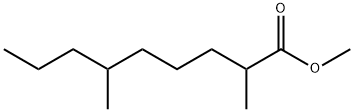 2,6-Dimethylnonanoic acid methyl ester Struktur