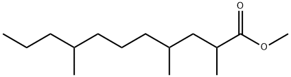 2,4,8-Trimethylundecanoic acid methyl ester Struktur