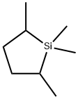 1,1,2,5-Tetramethyl-1-silacyclopentane Struktur