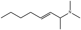 (E)-N,N-Dimethyl-3-octen-2-amine Struktur