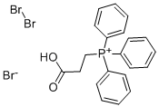 (2-CARBOXYETHYL)TRIPHENYLPHOSPHONIUM TRIBROMIDE Struktur