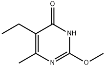 5-Ethyl-4-hydroxy-6-methyl-2-methoxypyrimidine Struktur