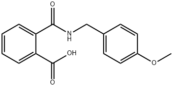 2-{[(4-METHOXYBENZYL)AMINO]CARBONYL}BENZOIC ACID Struktur