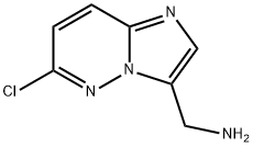 6-CHLORO-IMIDAZO[1,2-B]PYRIDAZINE-3-METHANAMINE Struktur