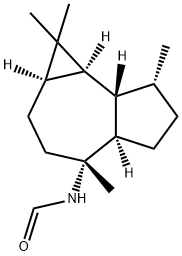 N-(Decahydro-1,1,4,7-tetramethyl-1H-cycloprop[e]azulen-4-yl)formamide Struktur