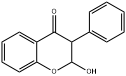 2-hydroxy-3-phenylchroman-4-one Struktur