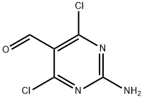 2-氨基-4,6-二氯嘧啶-5-甲醛 結構式