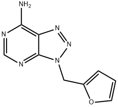 3-(2-Furanylmethyl)-3H-1,2,3-triazolo[4,5-d]pyrimidin-7-amine Struktur