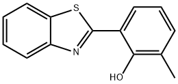 2-(2-BENZOTHIAZOLYL)-6-METHYLPHENOL Struktur