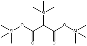 (Trimethylsilyl)malonic acid bis(trimethylsilyl) ester Struktur