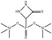 [(Isothiocyanatoamino)methyl]phosphonic acid bis(trimethylsilyl) ester Struktur