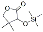 4,5-Dihydro-4,4-dimethyl-3-(trimethylsiloxy)-2(3H)-furanone Struktur