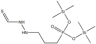 [3-(Isothiocyanatoamino)propyl]phosphonic acid bis(trimethylsilyl) ester Struktur