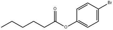 Hexanoic acid 4-bromophenyl ester Struktur