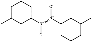 Bis(3-methylcyclohexyl)diazene 1,2-dioxide Struktur