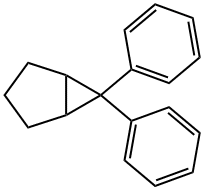 6,6-Diphenylbicyclo[3.1.0]hexane Struktur