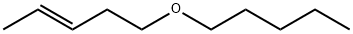 (E)-5-Pentyloxy-2-pentene Struktur