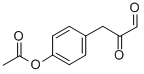 3-(4-ACETOXYPHENYL)-2-OXOPROPANAL Struktur