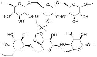 Dextranomer Struktur