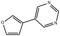 Pyrimidine, 5-(3-furanyl)- (9CI) Struktur