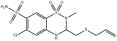 Methalthiazide Struktur