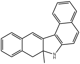 7a,8-Dihydro-7a-methyl-7H-dibenzo[b,g]carbazole Struktur