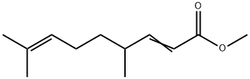 4,8-Dimethyl-2,7-nonadienoic acid methyl ester Struktur