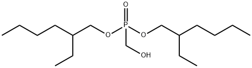 Bis-(2-ethylhexyl)-hydroxymethyl phosphonate Struktur