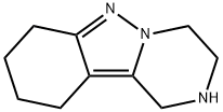 Pyrazino[1,2-b]indazole, 1,2,3,4,7,8,9,10-octahydro- (9CI) Struktur