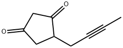 1,3-Cyclopentanedione, 4-(2-butynyl)- (9CI) Struktur