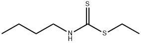 ethyl butyldithiocarbamate Structure