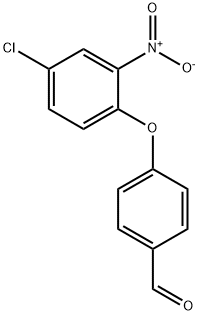 4-(4-CHLORO-2-NITRO-PHENOXY)-BENZALDEHYDE Struktur