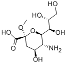 METHYL BETA-NEURAMINIC ACID Struktur