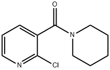 2-CHLORO-3-(PIPERIDIN-1-YLCARBONYL)PYRIDINE Struktur