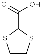 1,3-dithiolane-2-carboxylic acid Struktur