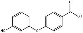 4-(3-HYDROXYPHENOXY)BENZOIC ACID Struktur