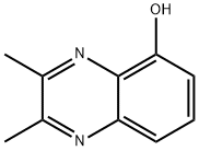 5-Quinoxalinol,  2,3-dimethyl- Struktur