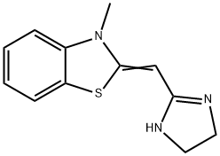 Benzothiazole, 2-[(4,5-dihydro-1H-imidazol-2-yl)methylene]-2,3-dihydro-3-methyl- (9CI) Struktur