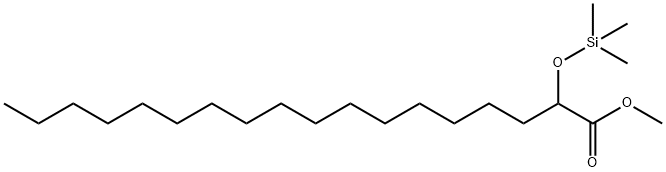 2-(Trimethylsilyloxy)stearic acid methyl ester Struktur