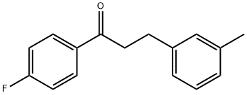 4'-FLUORO-3-(3-METHYLPHENYL)PROPIOPHENONE Struktur