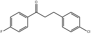 3-(4-CHLOROPHENYL)-4'-FLUOROPROPIOPHENONE Struktur