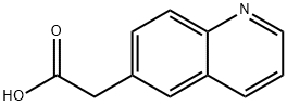 6-QUINOLINEACETIC ACID Structure