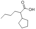 2-CYCLOPENTYL HEXANOIC ACID Struktur