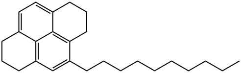 4-Decyl-1,2,3,6,7,8-hexahydropyrene Struktur